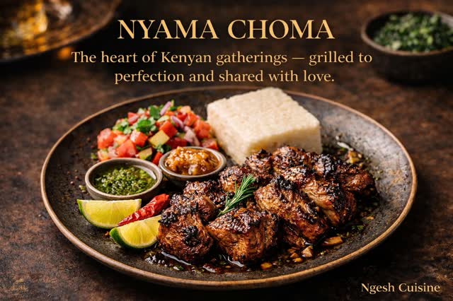 Nyama choma plate