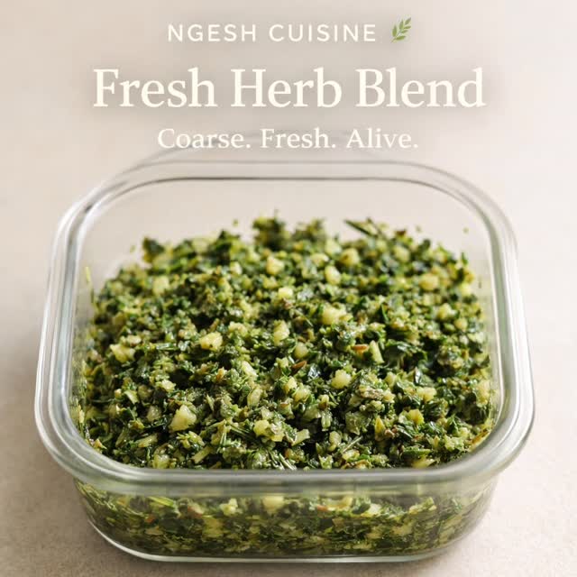 Fresh herb blend by Ngesh Cuisine